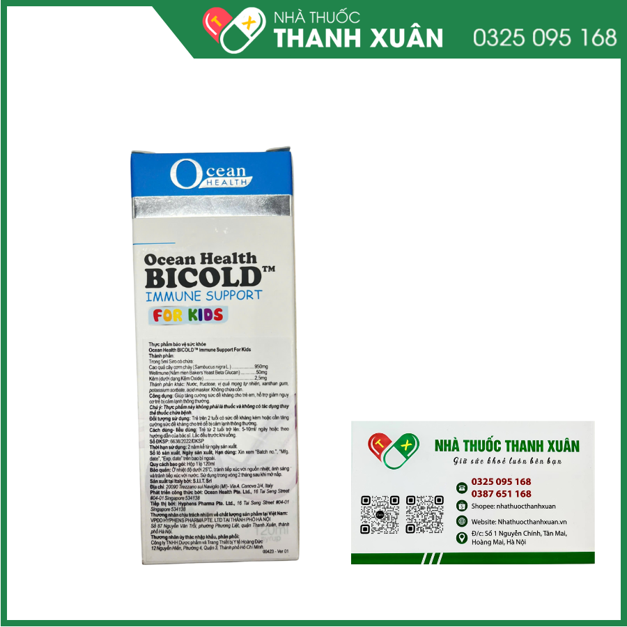 Bicold Immune Support for Kids hỗ trợ tăng cường sức đề kháng cho trẻ